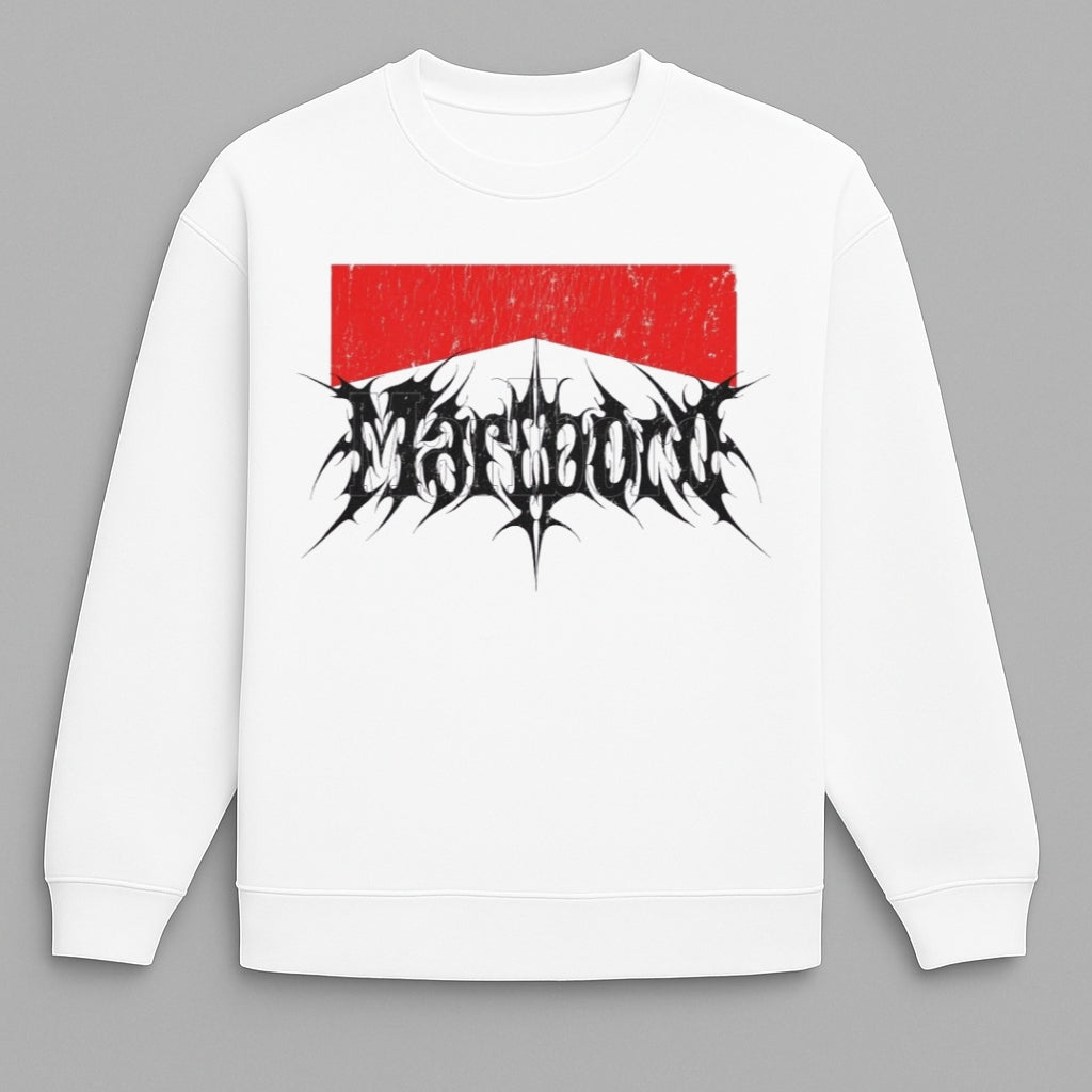 White Graphic Sweatshirt – Bold Streetcore Edition