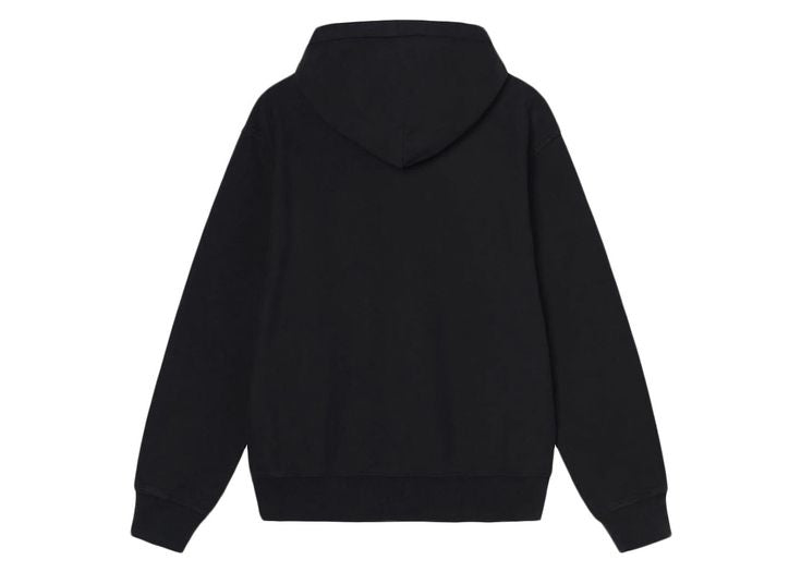 Gothic Ribcage Graphic Hoodie – Black