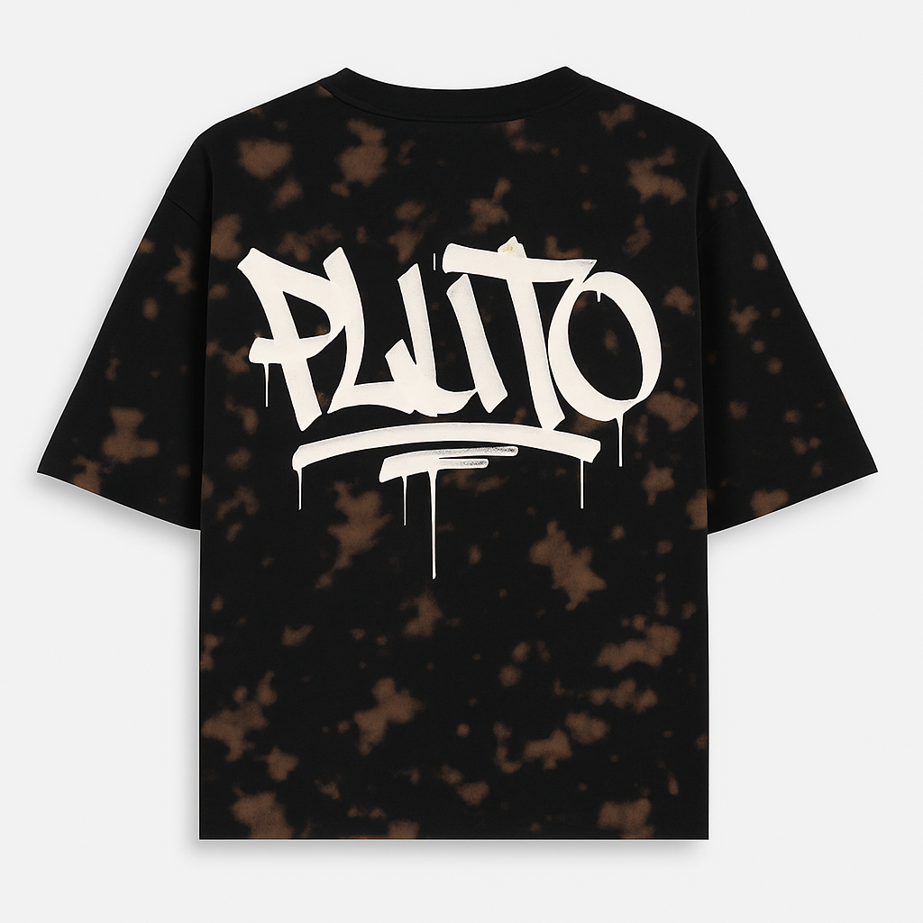 PLUTO Spray-Paint Graphic Tee