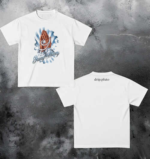 "White “Young Money” Graphic T-Shirt"